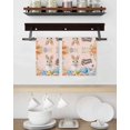 thumbnail image 3 of Happy Easter Kitchen Dish Towels for Drying Dishes Set of 4, Spring Watercolor Bunny Eggs Flowers Pink Waffle Weave Microfiber Hand Tea Bathroom Towels Quick Dry & Absorbent Towel 15.7x23.6, 3 of 7