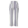 thumbnail image 7 of Women's Boho Palazzo Pants Wide Leg Beach Pants High Waisted Lounge Pants with Pockets, 7 of 7