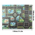 thumbnail image 3 of Border Children's Toy Play Mat 130X100CM English Version Of Traffic Parking Lot Mat, 3 of 8