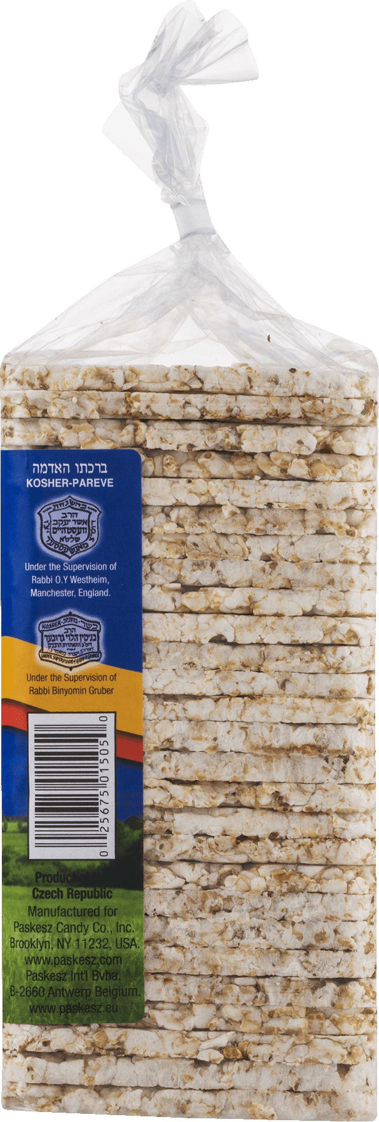 Paskesz Ultra-Thin Rice Cake Squares Plain, 4.9oz