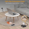 thumbnail image 2 of Cable de extensión TESSAN Protector contra sobretensiones de 15 pies con 4 salidas, 3 USB, 2 of 6