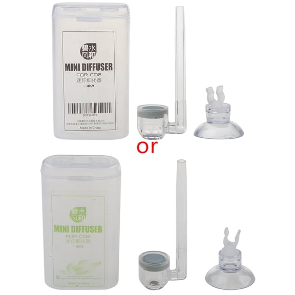 Gieenan CO2 Diffuser Clear Acrylic Atomizer for Aquarium Planted for Tank Tiny