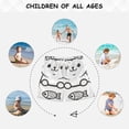 thumbnail image 6 of FORMRS Boys Swim Trunks Quick Dry Mesh Liner Boardshorts Sizes XS-XL, Cute Chubby Cat, 6 of 7
