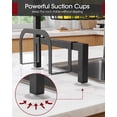 thumbnail image 4 of Escurridor de platos ajustable Sakugi de 3 niveles, negro, 80-100 cm, 4 of 8
