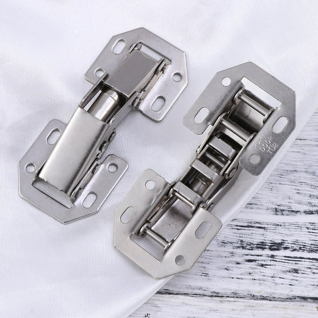 OULII 5 PCS Steel Kitchen Cupboard Hinges Hydraulic Buffering for Kitchen Furniture