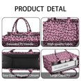 thumbnail image 4 of Large Capacity Tote Bag,Pink and Black Of Leopard Print Handbag Fashion Luxury Tote Bag,15.7"x13"x 5.1" Inches,Laptop Compatible, 4 of 6