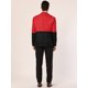 thumbnail image 5 of Lars Amadeus Vestido de hombre Slim Fit Blazer Botón de bloque de color Traje formal Abrigo deportivo negro rojo M Unique Bargains Blazer, 5 of 6