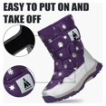 thumbnail image 5 of Mishansha Girls Boys Waterproof Snow Boots，Purple 13 Litter kid, 5 of 8