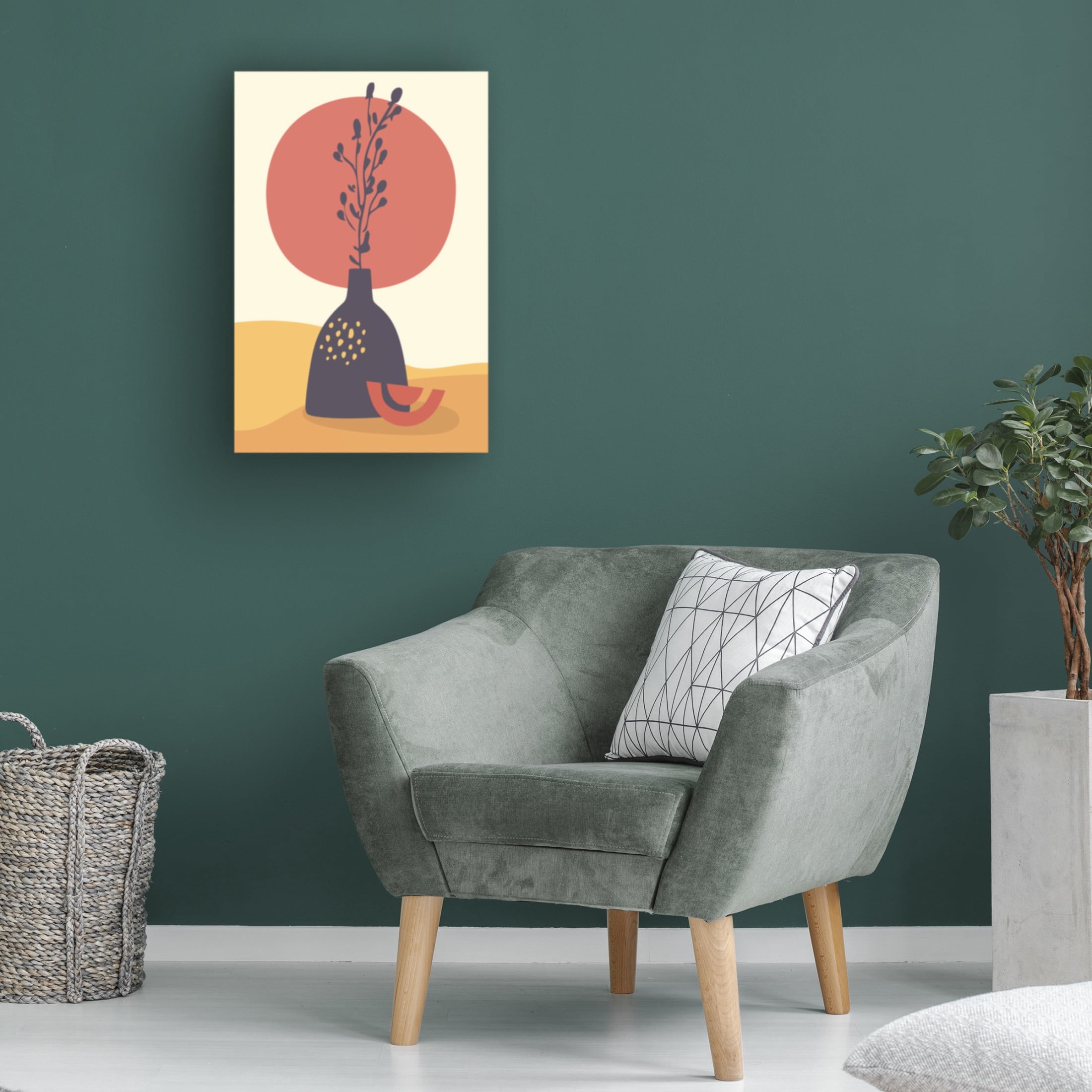 Trademark Fine Art jay stanley Boho Botanicals Collection 1 Canvas Wall Art