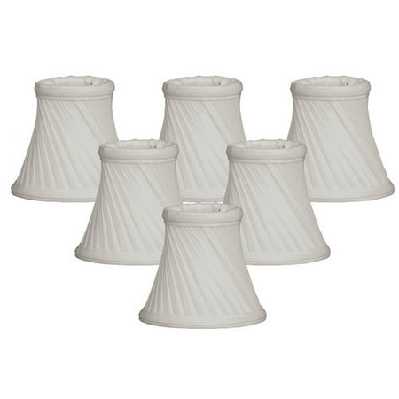 Floral Candelabra Shade Sets - Alcott Hill 5'' Shantung Bell Candelabra Shade (Set of 6)