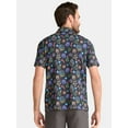 thumbnail image 3 of Birdie Bound Men's Christmas Holiday Print Golf Polo Shirt, Sizes S-3XL, 3 of 5