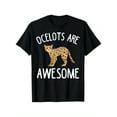 thumbnail image 2 of Ocelot Apparel - Amazing Funny Ocelots Cat Lover Design T-Shirt, A great gift, Unisex Cotton Casual Round Neck Outdoor Short Sleeve T-Shirt, 100% Cotton, S-XXXL, 2 of 6