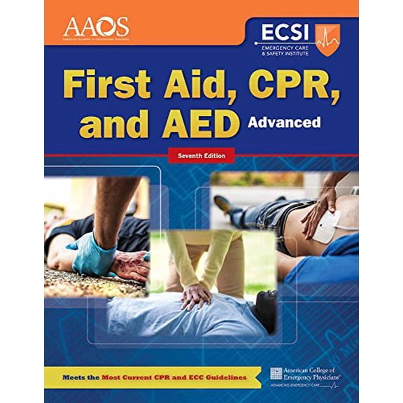 Pre-Owned Advanced First Aid, CPR, and AED (Orange Book) (Paperback) 1284105318 9781284105315