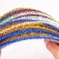 thumbnail image 3 of 100 Pieces Pipe Cleaners Craft Supplies 12 Inch, Golden Glitter Fuzzy Stems for DIY Art Projects, Colored Pipe Cleaners Bulk for Christmas Birthday Party Decorations, 3 of 4