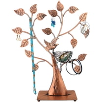 MyGift Modern Jewelry Organizer Stand, Bronze,