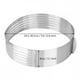 thumbnail image 3 of Molde para cortar pasteles, anillo Circular de acero inoxidable ajustable de 24-30cm, herramienta para hornear, 3 of 8