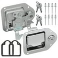 thumbnail image 3 of Truck Tool Box  Replacement Stainless Steel Toolbox Paddle Lock Replacement Handle with Keys for Truck RV Trailer, 3 of 8