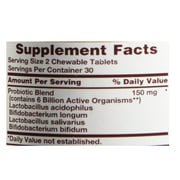 Sundance Probiotic Acidophilus Vitamins 500 Million Organisms 60 ct, 4-Pack