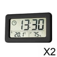 thumbnail image 1 of Reloj de pared digital,Relojes de pared digitales Dormitorios Higrómetro,Pantalla Temperatura Electrónica interior,Reloj para el hogar Relojes de aprendizaje escolar, Reloj, 1 of 6