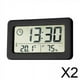 thumbnail image 1 of Reloj de pared digital,Relojes de pared digitales Dormitorios Higrómetro,Pantalla Temperatura Electrónica interior,Reloj para el hogar Relojes de aprendizaje escolar, Reloj, 1 of 6