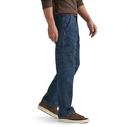 Wrangler Men's and Big Men's Relaxed Fit Wide Leg Cargo Jean