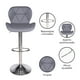 thumbnail image 4 of Set De 2 Bancos De Cocina Mostrador Barra Silla Taburete Comedor Respaldo Alto Altura Regulable y Función Giratoria 360°, 4 of 7