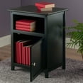 thumbnail image 7 of Winsome Henry Nightstand, Accent Table, Black Finish, 7 of 7