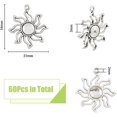 thumbnail image 5 of Zinc Alloy Charms Vintage Antique Silver Charms Small Jewelry Charms for DIY Crafts, 5 of 9