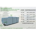 thumbnail image 4 of Housse de 5e Roue pour VR, 5 Couches, Convient à 28 Pieds - 30 Pieds, avec Sangles Latérales Renforcées Coupe-Vent, Anti-UV, Résistante à l'Eau, Robuste, pour Autocaravane, Roulotte, 4 of 7