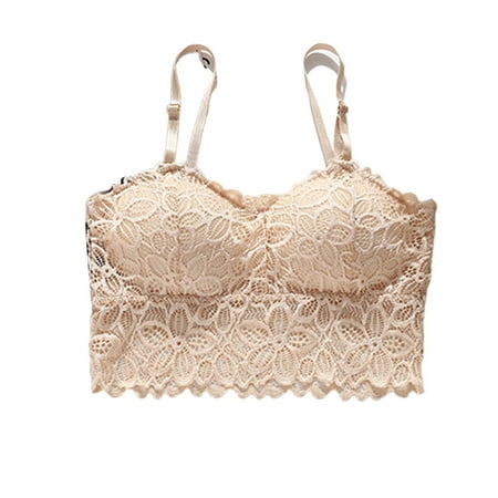 

Soft Simple Sexy Breathable Wirefree Lace Bralette ，Average code