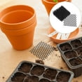 thumbnail image 2 of Lanytaeo 50pcs Flower Pot Hole Mesh Pad Square Bonsai Pot Bottom Grid Mat Mesh Plant Pot Drainage Netting Prevent Soil Loss Plastic Mesh Screen for Succulents Nursery, 2 of 8