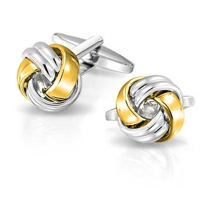 Boutons De Manchette Homme Plaqué Or FIX - Classique Dans écrin (ressort écrin HS)