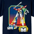 thumbnail image 2 of Voltron Defender Of The Universe Crew Neck Short Sleeve Navy Men's T-shirt 
-Large, 2 of 4