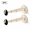 Black - 2 Pack, variant on Heavy Duty Adhesive Wall Hooks with 3-Level Adjustable Extendable Arm, Damage-Free Multi-Functional Hanging Organizer for Dorm, Bathroom, and Door