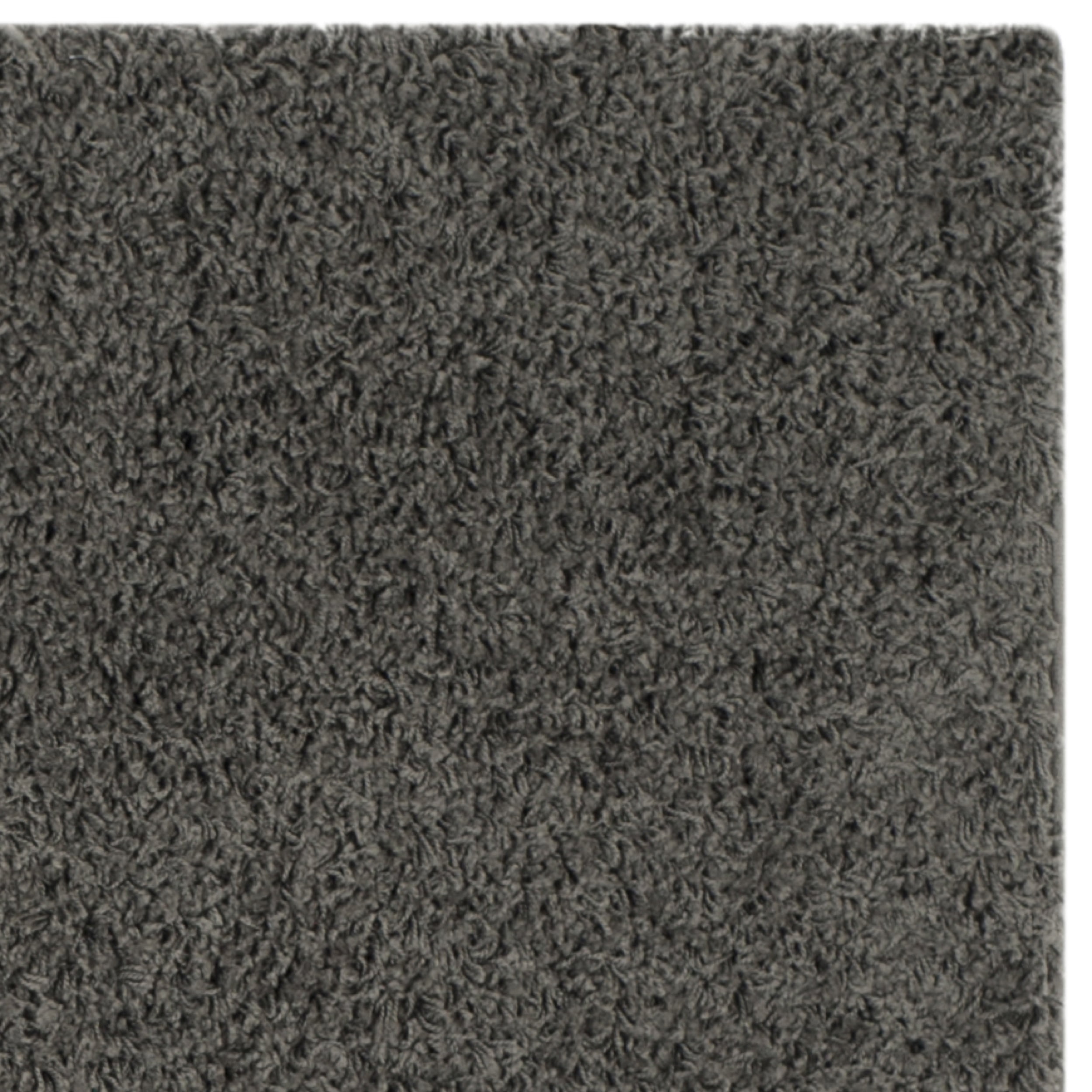 SAFAVIEH Lavena Solid Plush Shag Area Rug, Dark Grey, 10' x 14'