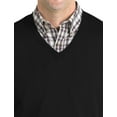 thumbnail image 2 of Harbor Bay by DXL Big and Tall Men's V-Neck Sweater Vest, Black, XL-Tall, 2 of 5