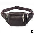 thumbnail image 1 of Men's Leather Belt Head Layer Cowhide Multi-functional Running Bag Outdoor Leisure Shoulder U3T9, 1 of 6
