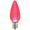 thumbnail image 1 of Vickerman XLEDC99-25 0.45 watt C9 Faceted LED Pink Replacement Bulb, 1 of 1