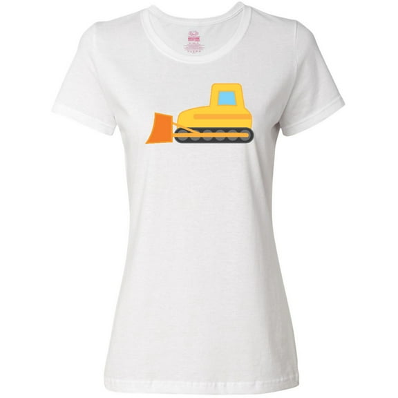 Inktastic Bulldozer Construction Truck Women's T-Shirt