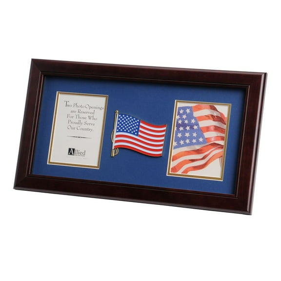 Allied Frame Patriotic Dual Picture Frame