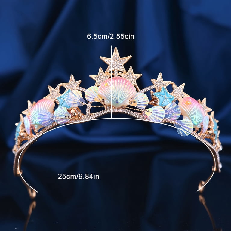 Goddess Crown for Wedding Bride Birthday Princess Bridal Shower Hair Accessories Amazon.com: BARTOSI Star Crown Gold Greek Goddess Headpiece  main image 3