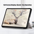 thumbnail image 5 of Allytech iPad Air 5 4 10.9" Case, iPad Air 5th 4th Generation Case 2022/2020, Ultra Slim Fit Shock Proof Trifold Stand Support Pencil Charging Protective Case Cover for Apple iPad Air 5 4,Eiffel Tower, 5 of 9