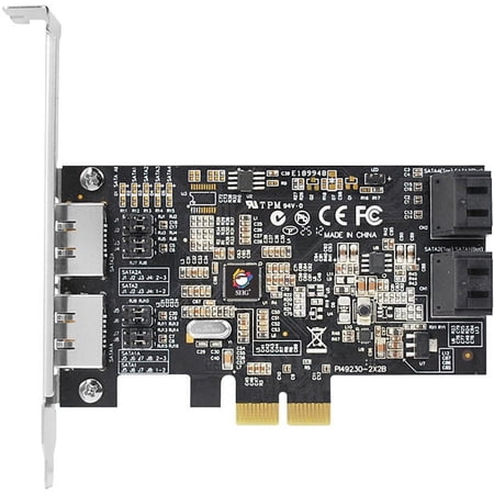 UPC: 0662774017808 | SIIG PCIE SC-SA0R11-S1 DP SATA 6GB/S 4PRT HYBRID HIGH PERF RAID HST CTRL
