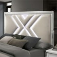 thumbnail image 6 of Pemberly Row 3-Piece White Solid Wood Bedroom Set - Queen + 2 Nightstands, 6 of 15