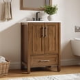 thumbnail image 1 of Freestanding Bathroom Vanity with Integrated Sink, Wood Storage Cabinet with Soft Close Doors and Drawer, Modern Floor Standing Vanity Set for Bathroom Organization, Multiple Sizes Colors Available, 1 of 6