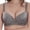 A-Grey55, variant on Yuanlong Womens Push Up Bras Floral Lace Underwire Bralette Full Figure Lightly Lined Lift Side Support Comfort Everyday Bra