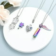 thumbnail image 2 of 3Pack Paw Heart Cylinder Pet Cremation Jewelry for Dog Ashes CaetUrn Necklace Lockets for Human Ashes Pet Memorial Ashes Holder, 2 of 5