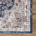 thumbnail image 2 of Concard Global Trading 72546 7 x 9 ft. Montreal Medallion Area Rug, Navy, 2 of 4