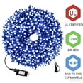 thumbnail image 4 of Cadena de luces navideñas MZD8391 32 m 300 LED azul y blanco, 4 of 7