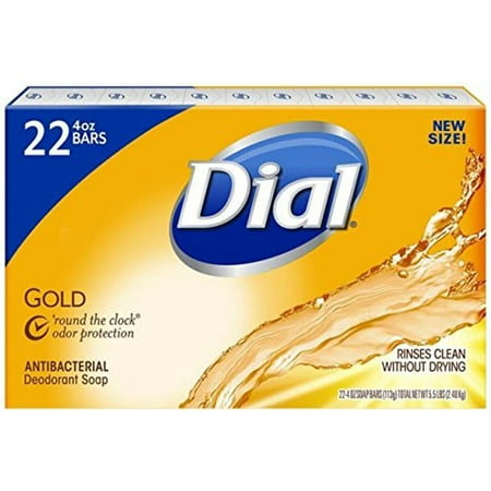 Dial Antibacterial Deodorant Soap, Gold (4 oz., 22 ct.)